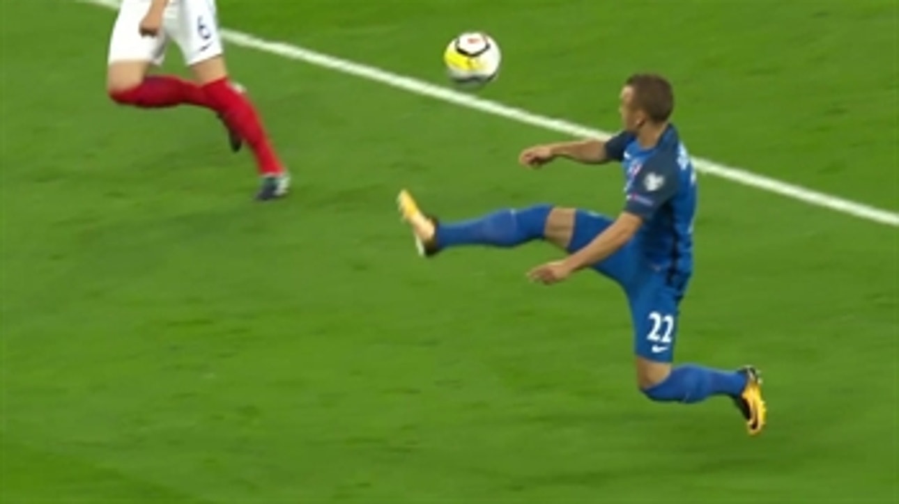 Lobotka scores early goal for Slovakia vs. England ' 2017 UEFA World Cup Qualifying Highlights
