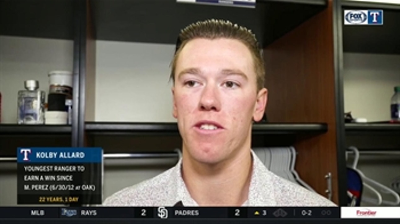 Kolby Allard: 'There were a lot of good things I did today' ' Rangers Live