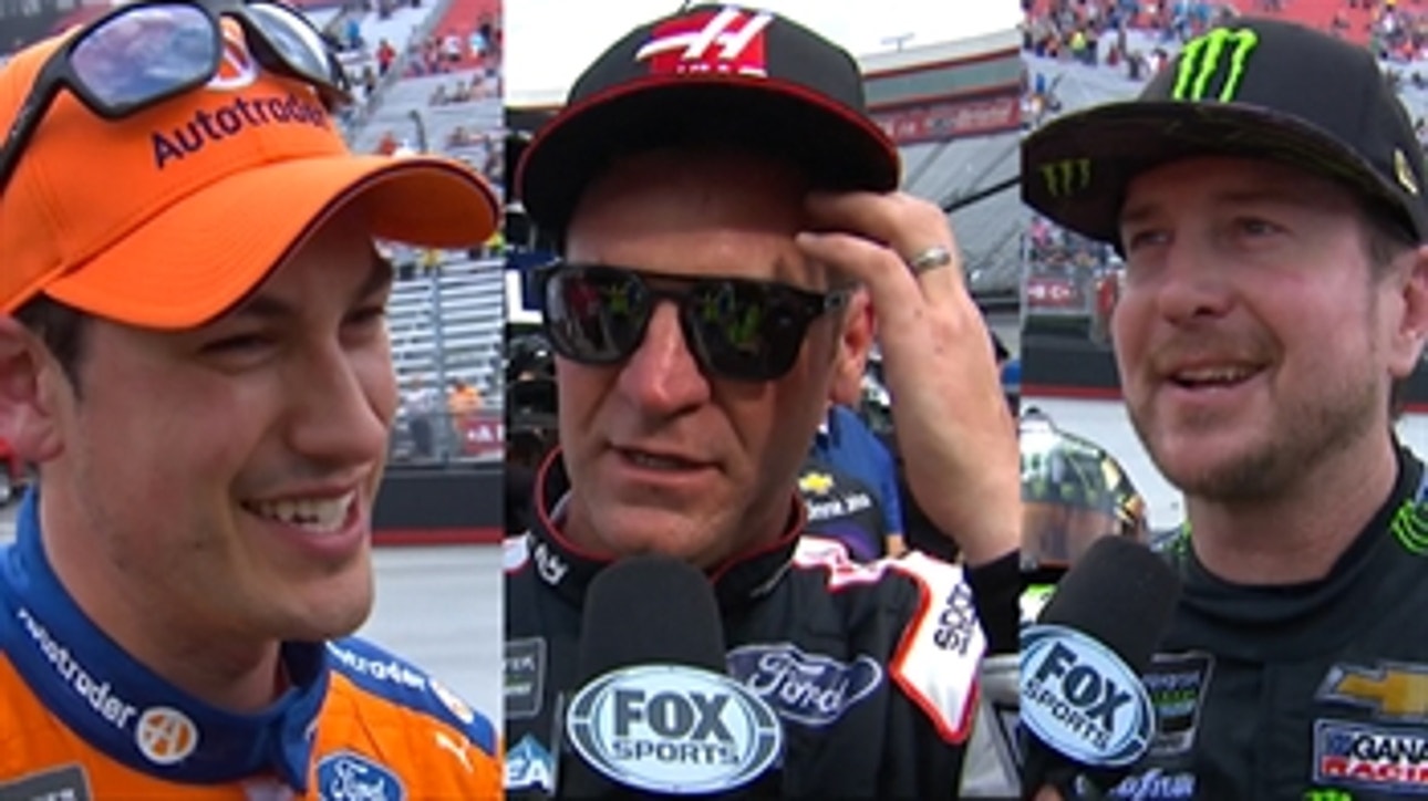 Kurt Busch, Clint Bowyer & Joey Logano comment on their days in Bristol