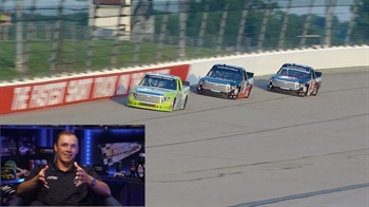 What was going through Brett Moffitt's head during the final laps of his thrilling Iowa victory