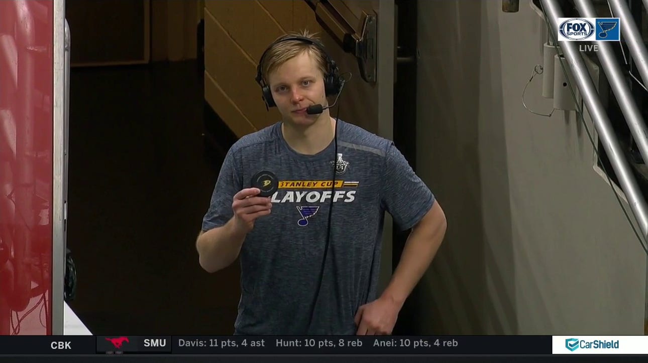 Ville Husso on picking up his first NHL win