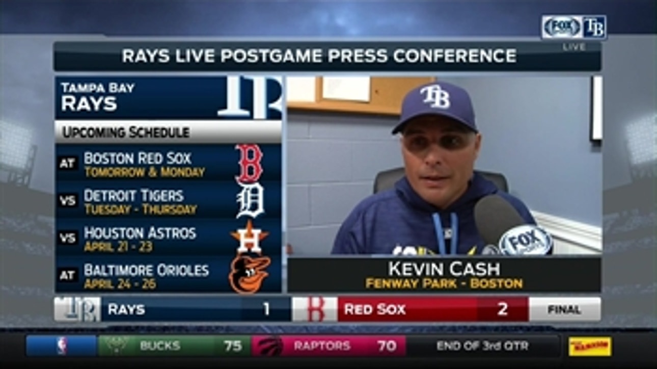 Kevin Cash on placing Odorizzi on DL, recalling Chase Whitley