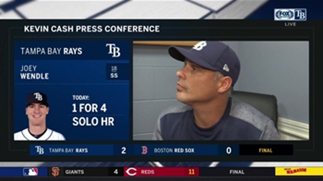 Kevin Cash breaks down the huge success of shutting out Red Sox