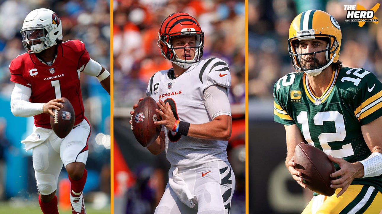 Carson Palmer breaks down Joe Burrow & Kyler Murray's performances, Aaron Rodgers' struggles against Saints I THE HERD