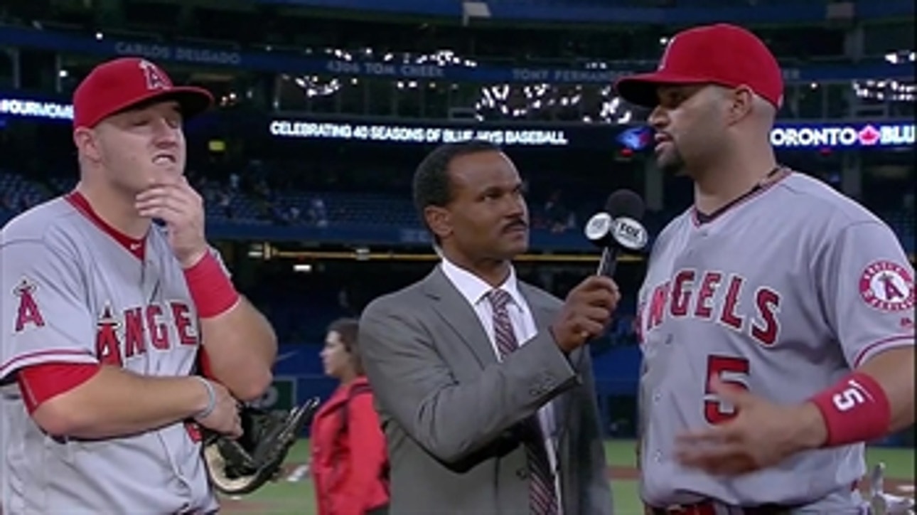 Trout, Pujols power the Angels past the Jays 6-3