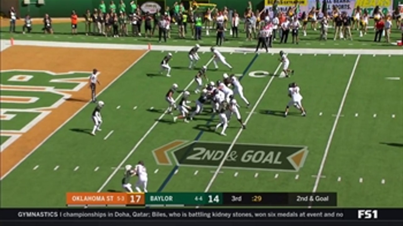 HIGHLIGHTS: Taylor Cornelius passes to Tylan Wallace for 8-yard OSU TOUCHDOWN.