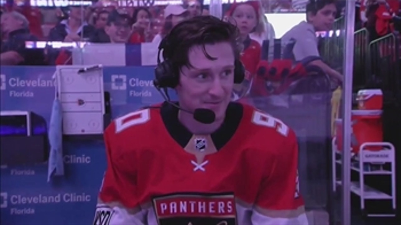 Overtime hero Jared McCann on the win over Toronto