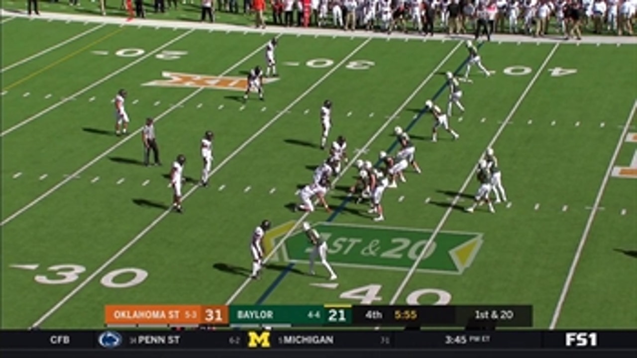 HIGHLIGHTS: Charlie Brewer passes to Jalen Hurd for 36-yard Baylor TOUCHDOWN.
