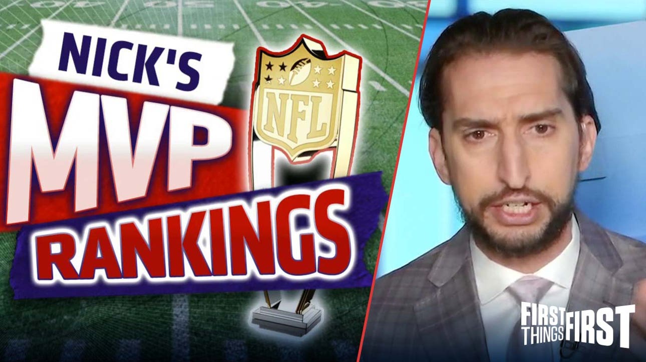 Nick Wright reveals his latest MVP rankings for the 2021 NFL season I FIRST THINGS FIRST