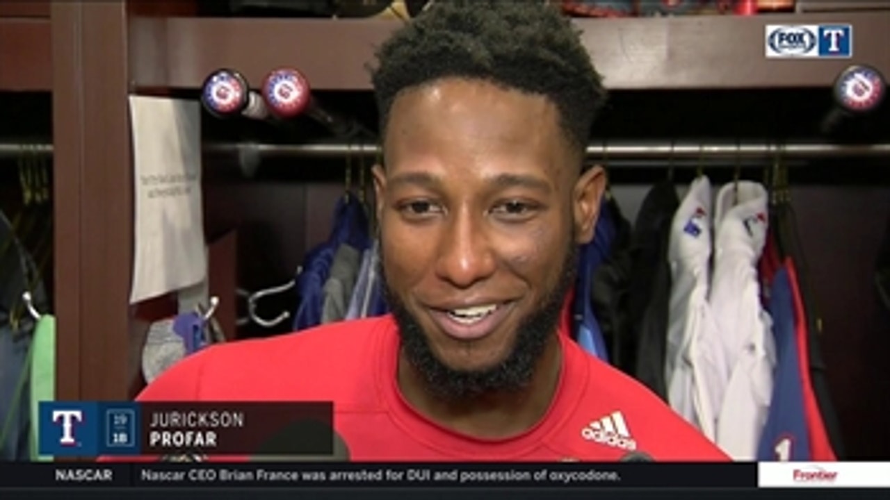 Profar on NEAR Home Run: 'I was hoping the wind would keep carrying out' ' Rangers Live
