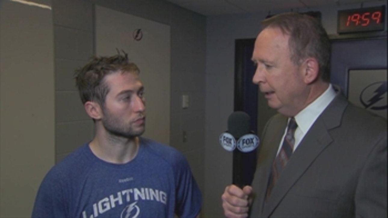 Tyler Johnson says Lightning had to 'play their game'