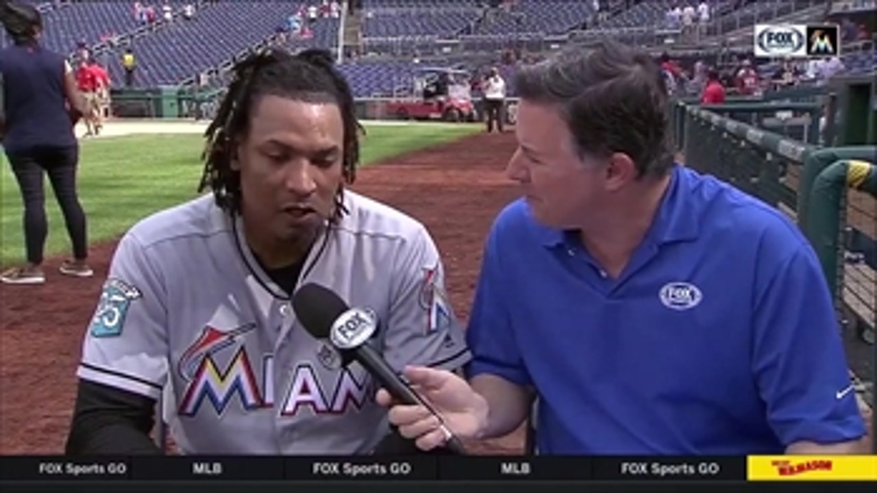 Jose Urena on his first career complete game