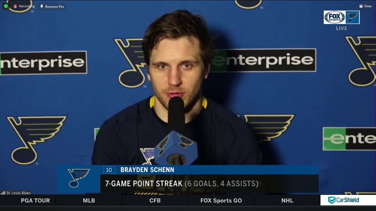 Schenn on Husso's first win: 'That's the first of many for him'