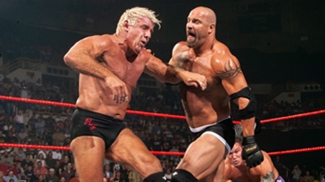 Goldberg, Shawn Michaels & Maven vs. Evolution: Raw, Sept. 1, 2003 (Full Match)