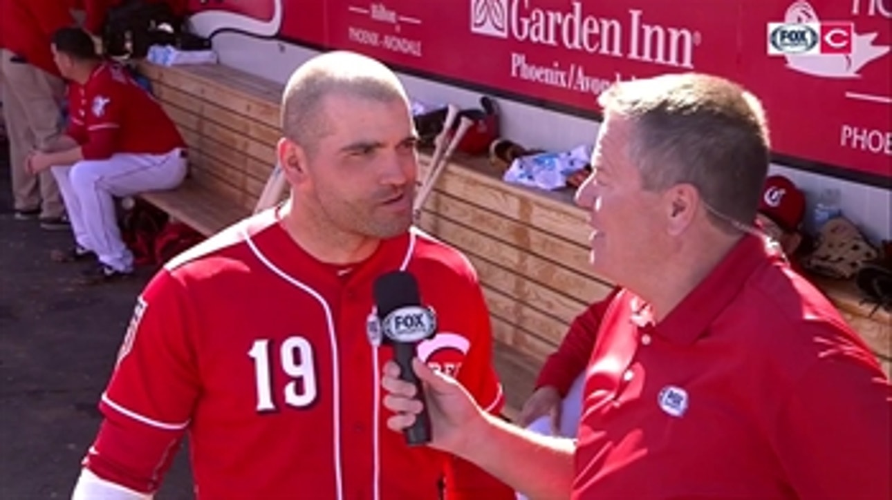 Joey Votto accepts the 'worst' hitting advice