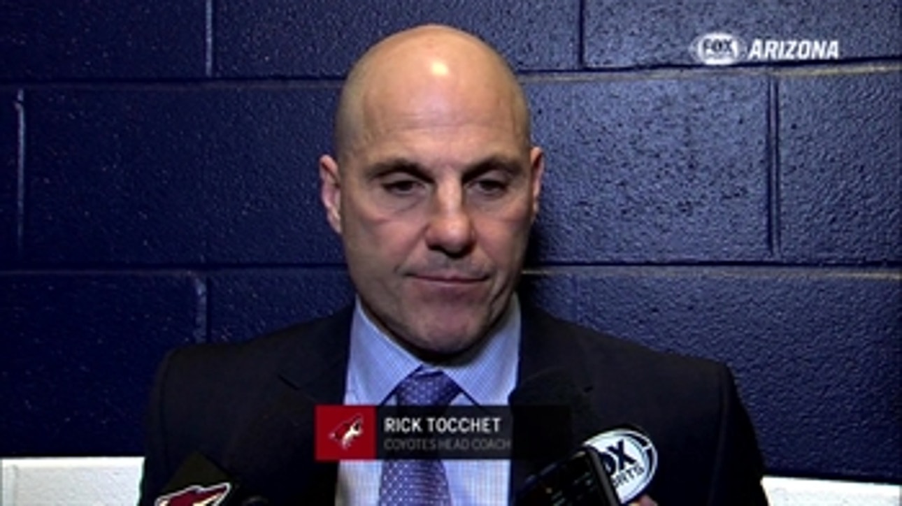 Tocchet: 'We had our chances ... a bunch of chances'