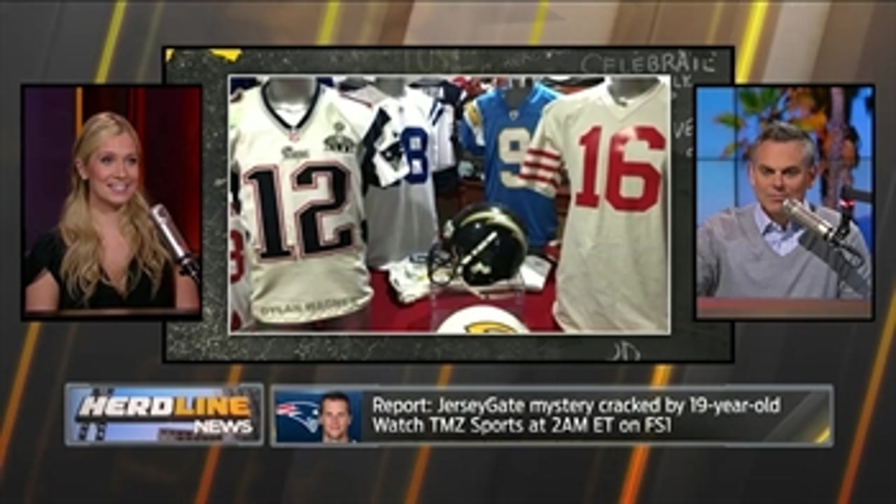 19-year-old helps find Tom Brady's stolen jersey ' THE HERD