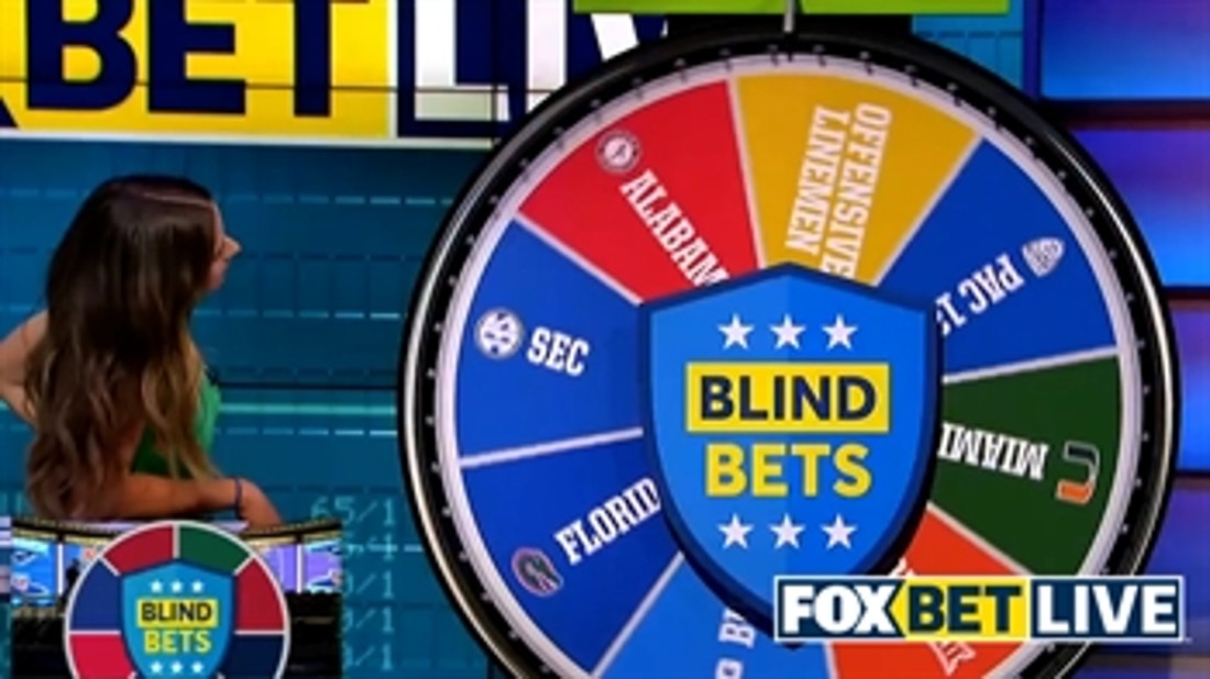 How many Alabama players will be taken in the first round of the draft? FOX Bet Live play Blind Bets ' FOX BET LIVE