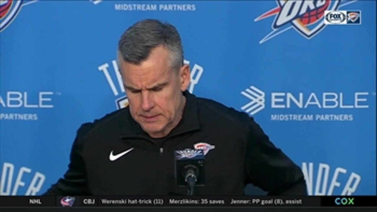 Billy Donovan on OKC Making the Plays down the Stretch in Win vs. Dallas