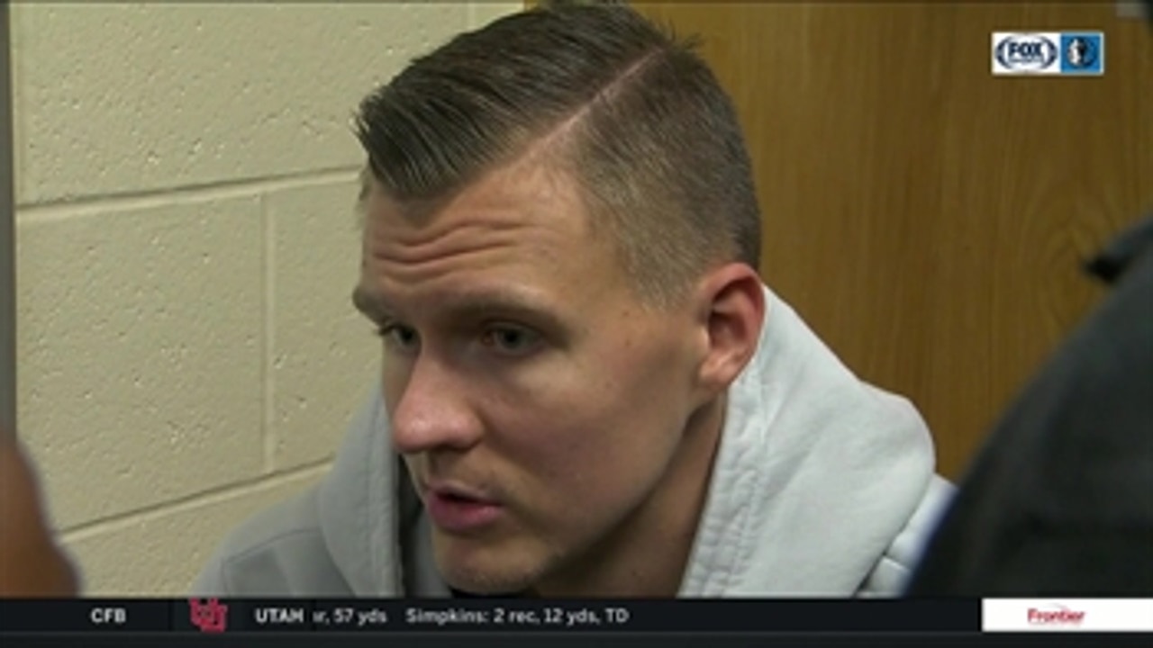 Kristaps Porzingis on Sitting out, Loss to Thunder