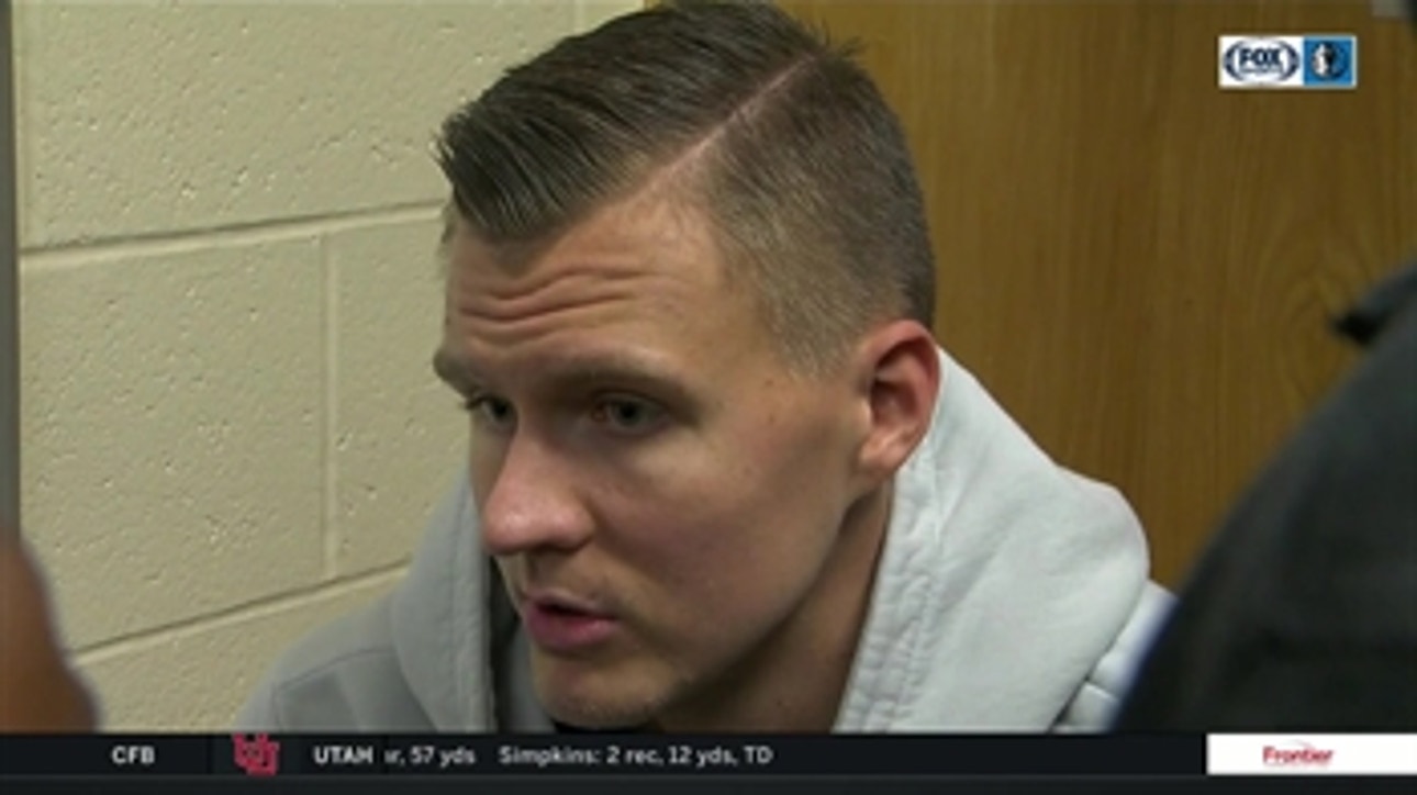 Kristaps Porzingis on Sitting out, Loss to Thunder