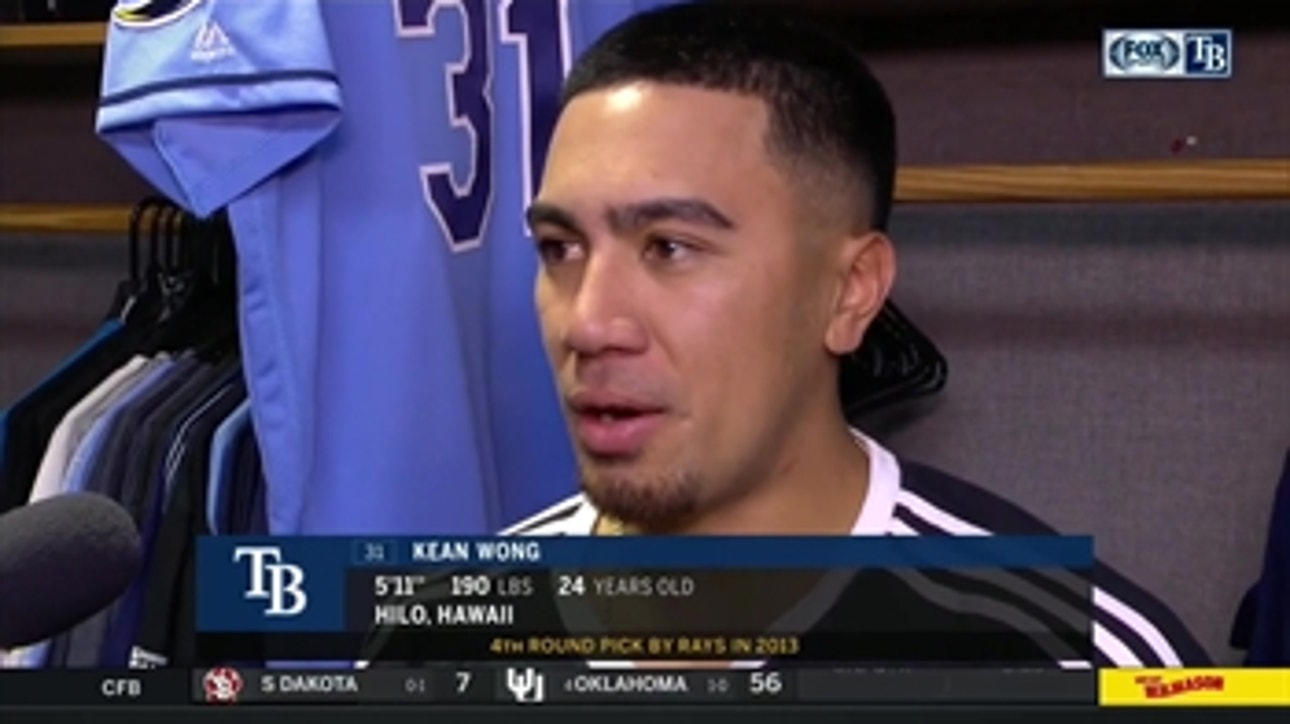 Kean Wong on first MLB hit: 'I always wanted to get that first hit'