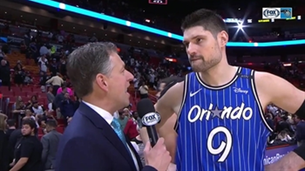 Nikola Vucevic talks about big win in Miami over 8th seeded Heat
