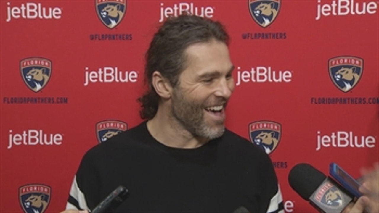 Jaromir Jagr on if he'll be back with Panthers: 'Just wait and see'