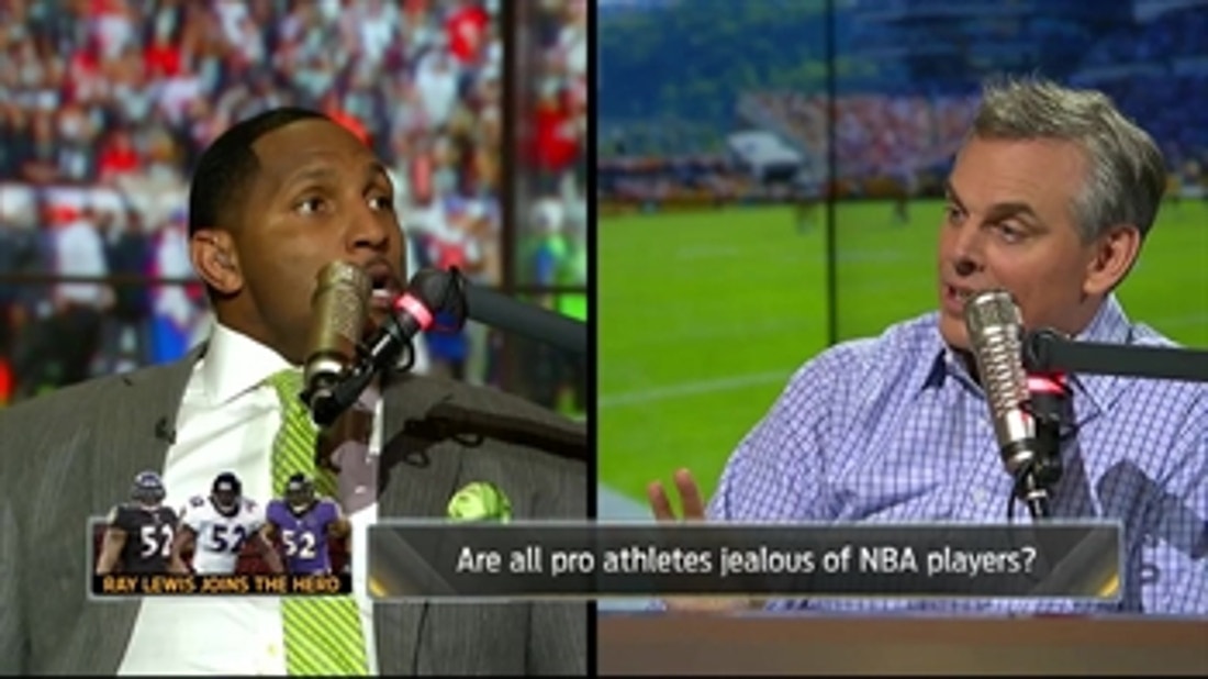 Ray Lewis explains why NFL players are jealous of NBA players ' THE HERD