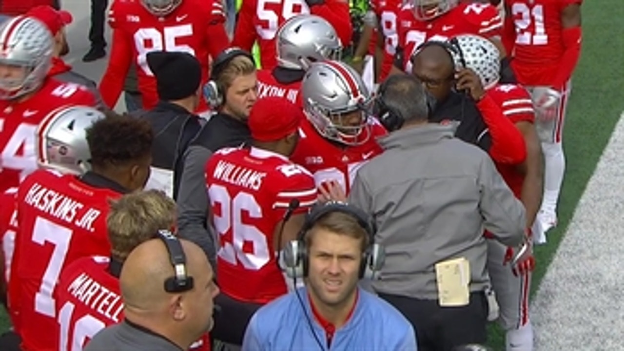 Mike Weber puts Ohio State up 7-0 with a 47-yd TD run