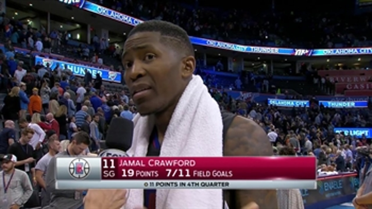 Jamal Crawford scores 19 points for Clippers in big win over Thunder