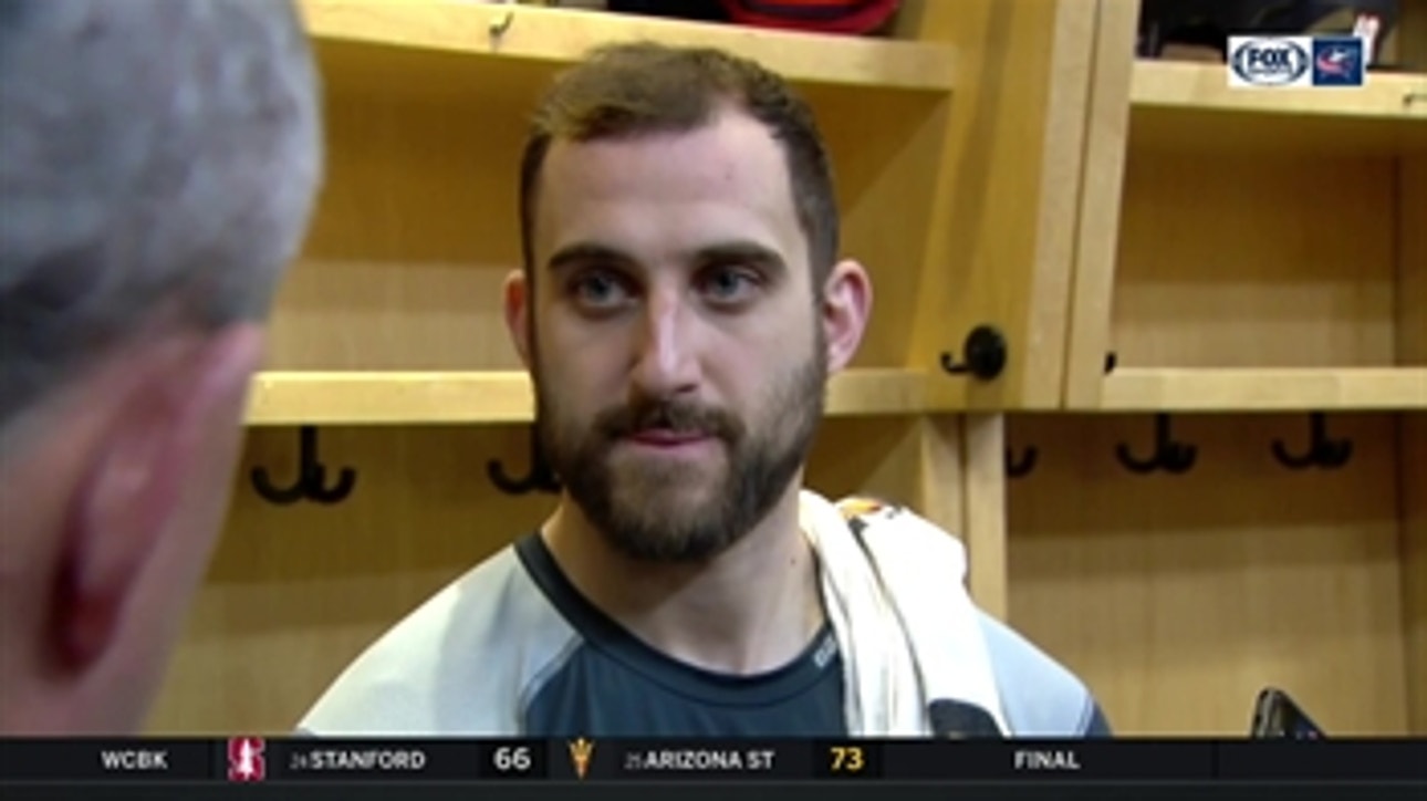 Nick Foligno pleased with Blue Jackets power play goals