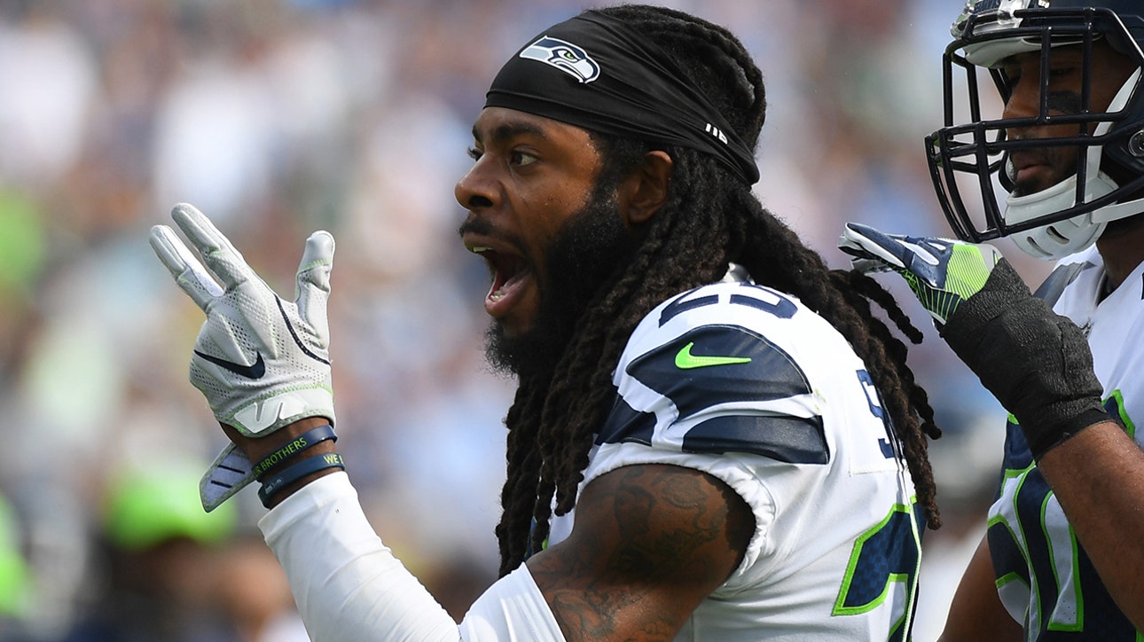 Richard Sherman defends late hit on Marcus Mariota - is that a problem? ' UNDISPUTED