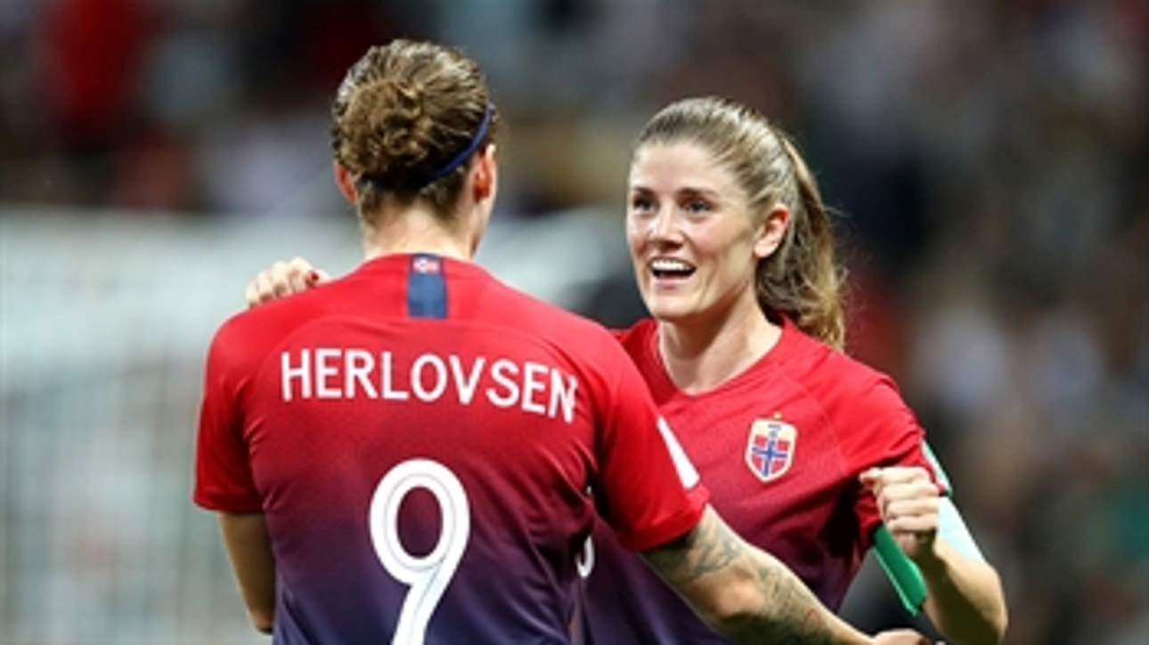 Norway's Isabell Herlovsen finishes the absolutely gorgeous goal vs. Australia ' 2019 FIFA Women's World Cup™ Highlights