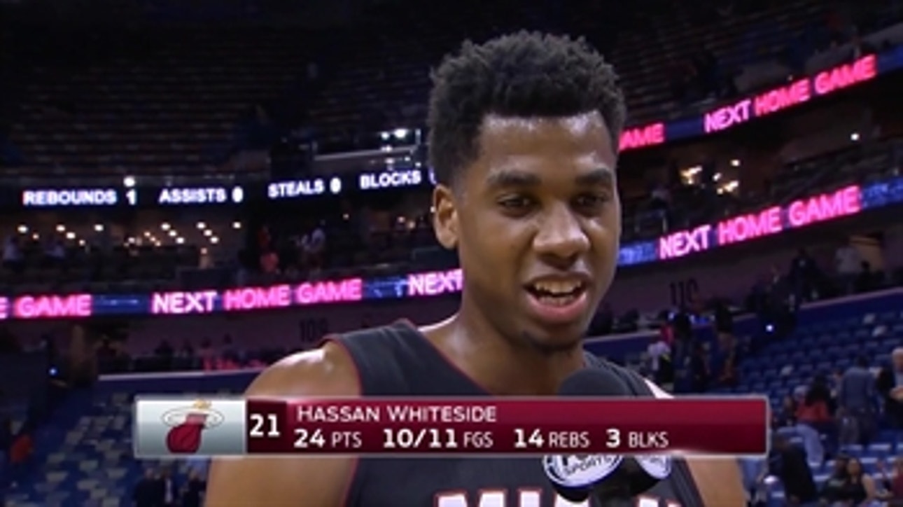 Hassan Whiteside on key to win: 'We had to figure out the zone'