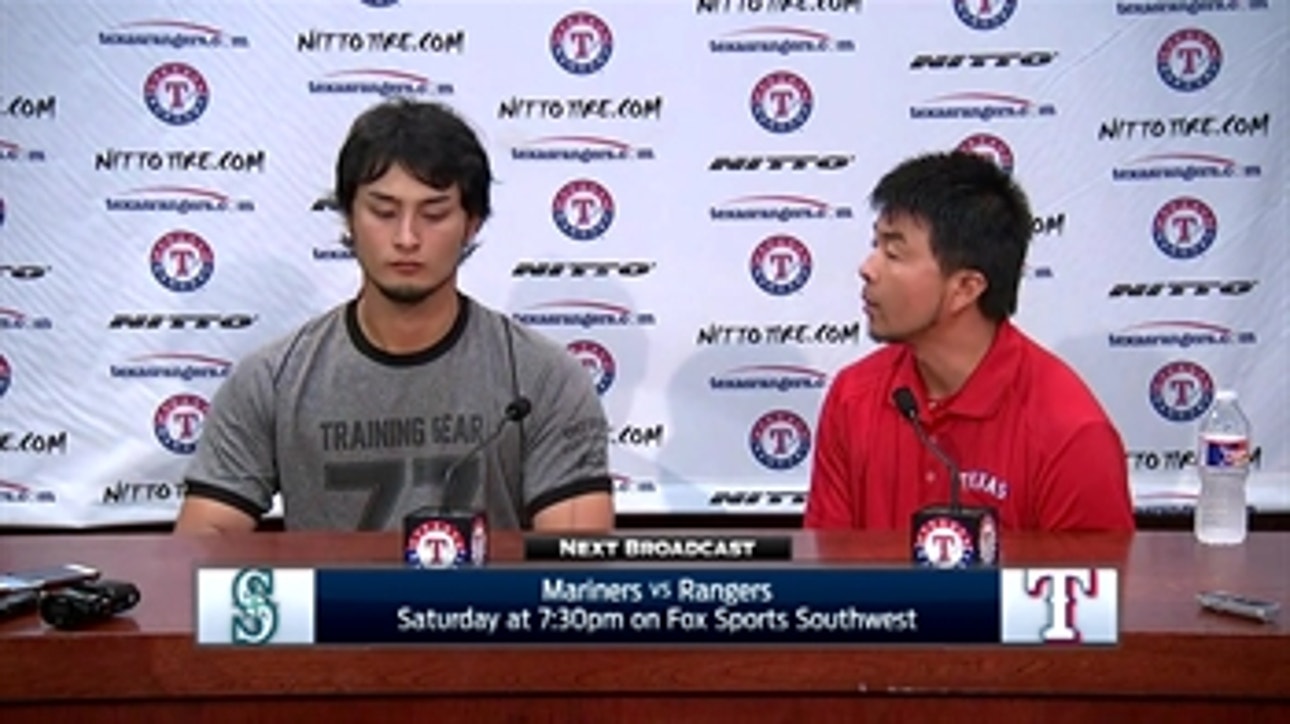 Yu Darvish on getting the win against Seattle Mariners