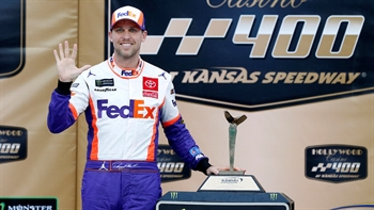 Winner's Weekend: Denny Hamlin and Chris Gabehart at Kansas