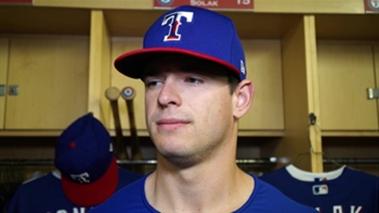 Nick Solak: 'Where ever they want me to play'