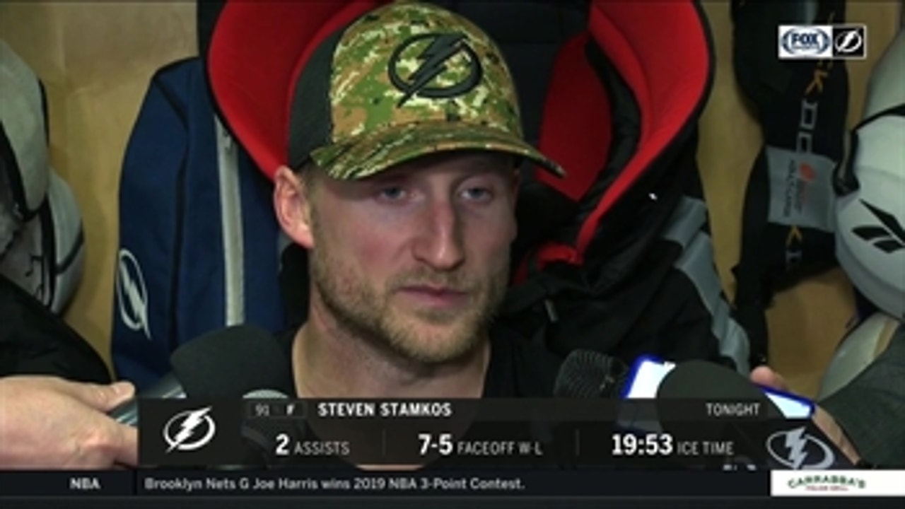 Steven Stamkos breaks down Lightning's persistence, play of netminder Andrei Vasilevskiy