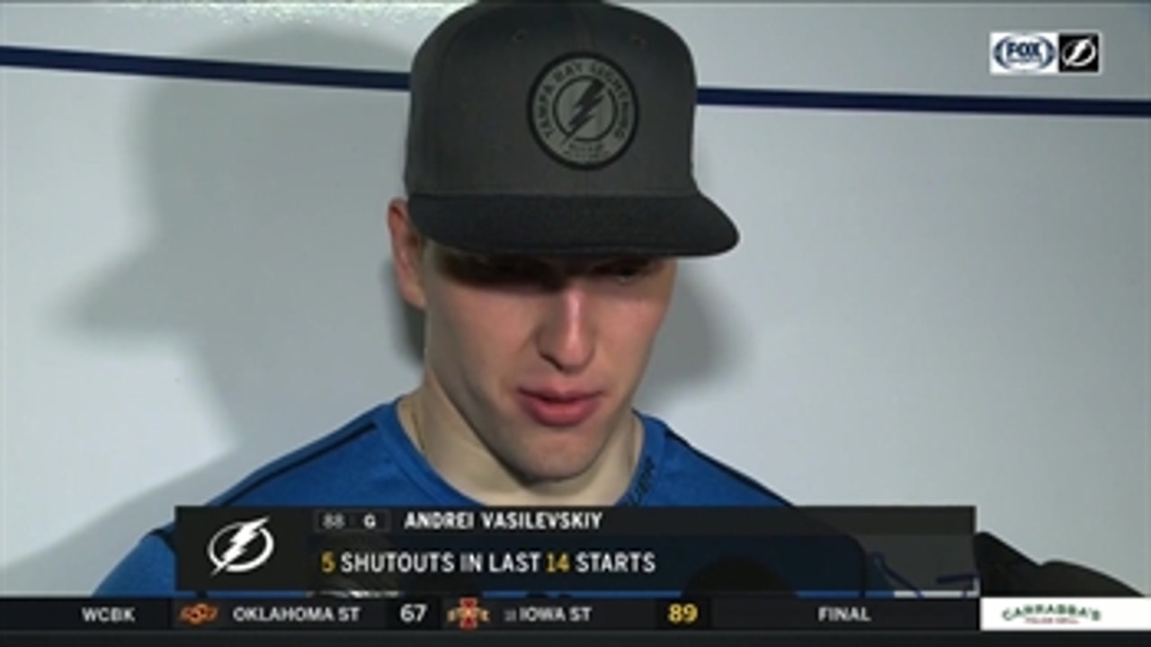 Andrei Vasilevskiy on his Lightning record: 'I'm pretty proud to be number 1'