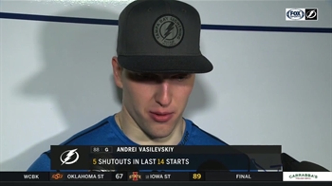 Andrei Vasilevskiy on his Lightning record: 'I'm pretty proud to be number 1'