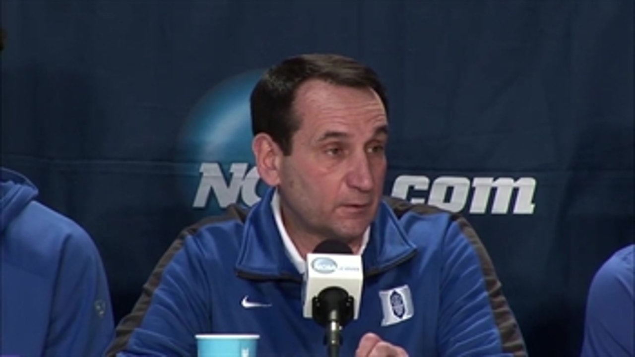 Coach K: Hope we can come up with something to beat Gonzaga