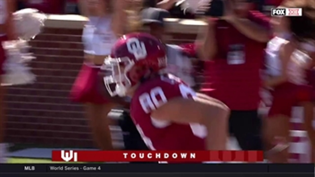 HIGHLIGHTS: Kyler Murray hits Grant Calcaterra for 35-yard Oklahoma Touchdown