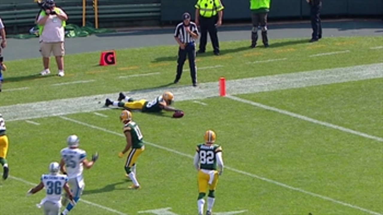 Ty Montgomery's brilliant play gives Packers ball at 40 yd line