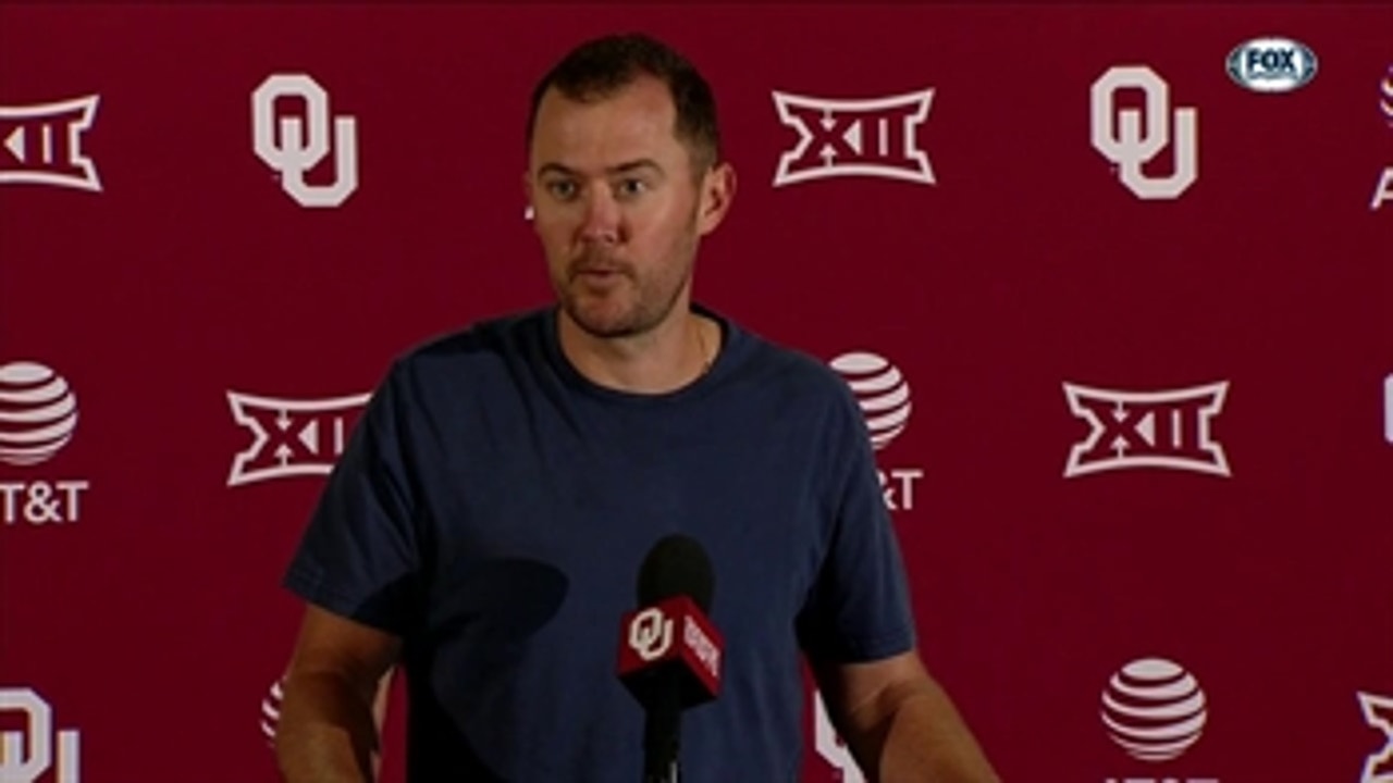 Lincoln Riley talks 37-27 win against Iowa State ' OU Sooner Football Press Conference