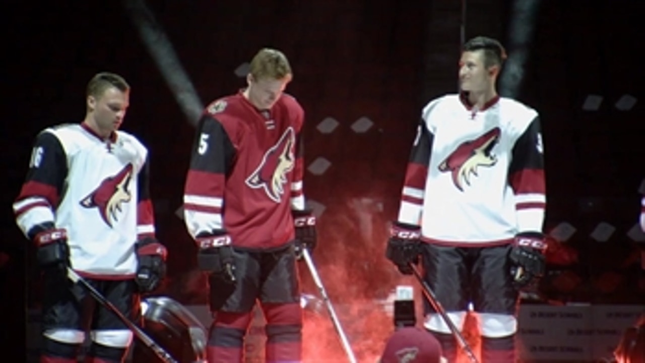 Coyotes unveil new jerseys