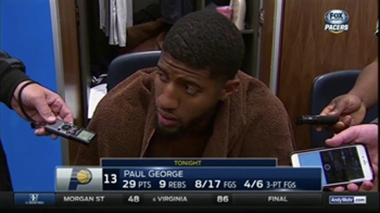 PG: Pacers' fourth quarter was 'unacceptable'