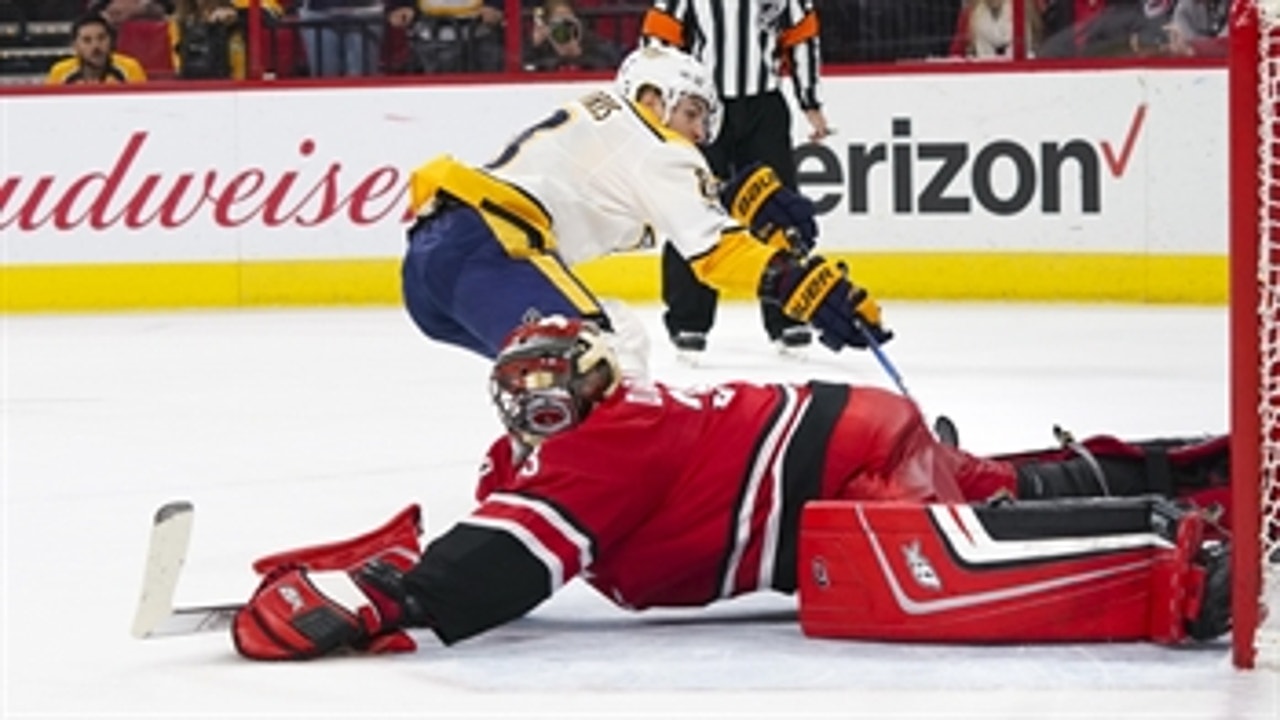 CANES LIVE TO GO: Hurricanes earn shootout victory over Nashville, 4-3.