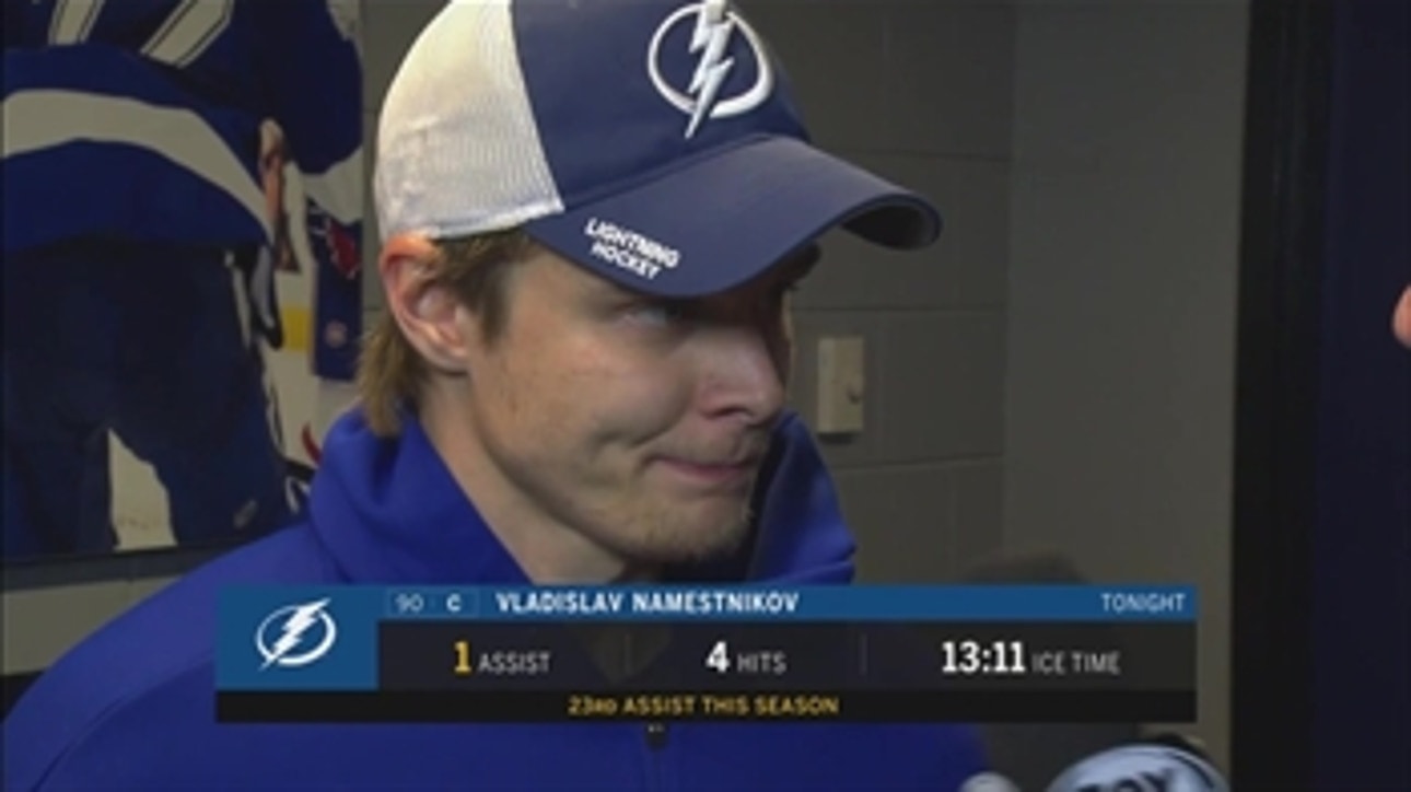 Vladislav Namestnikov: That was our best 3rd period in a while