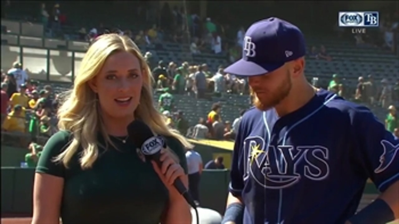 Mike Brosseau talks about how special his MLB debut was for Rays